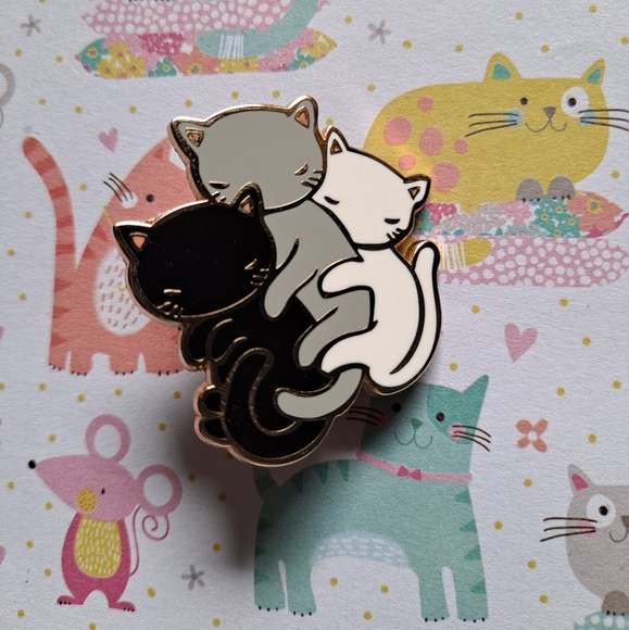 Jewelry - Cozy Cats Pin 😺❤️
